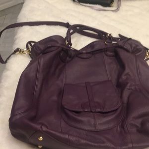 Isaac Mizrahi live Leather shoulder/crossbody